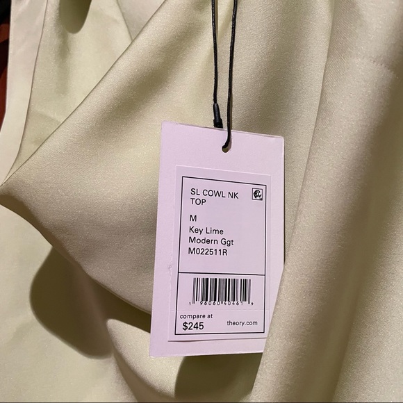 NWT Theory Silk top - Picture 3 of 5